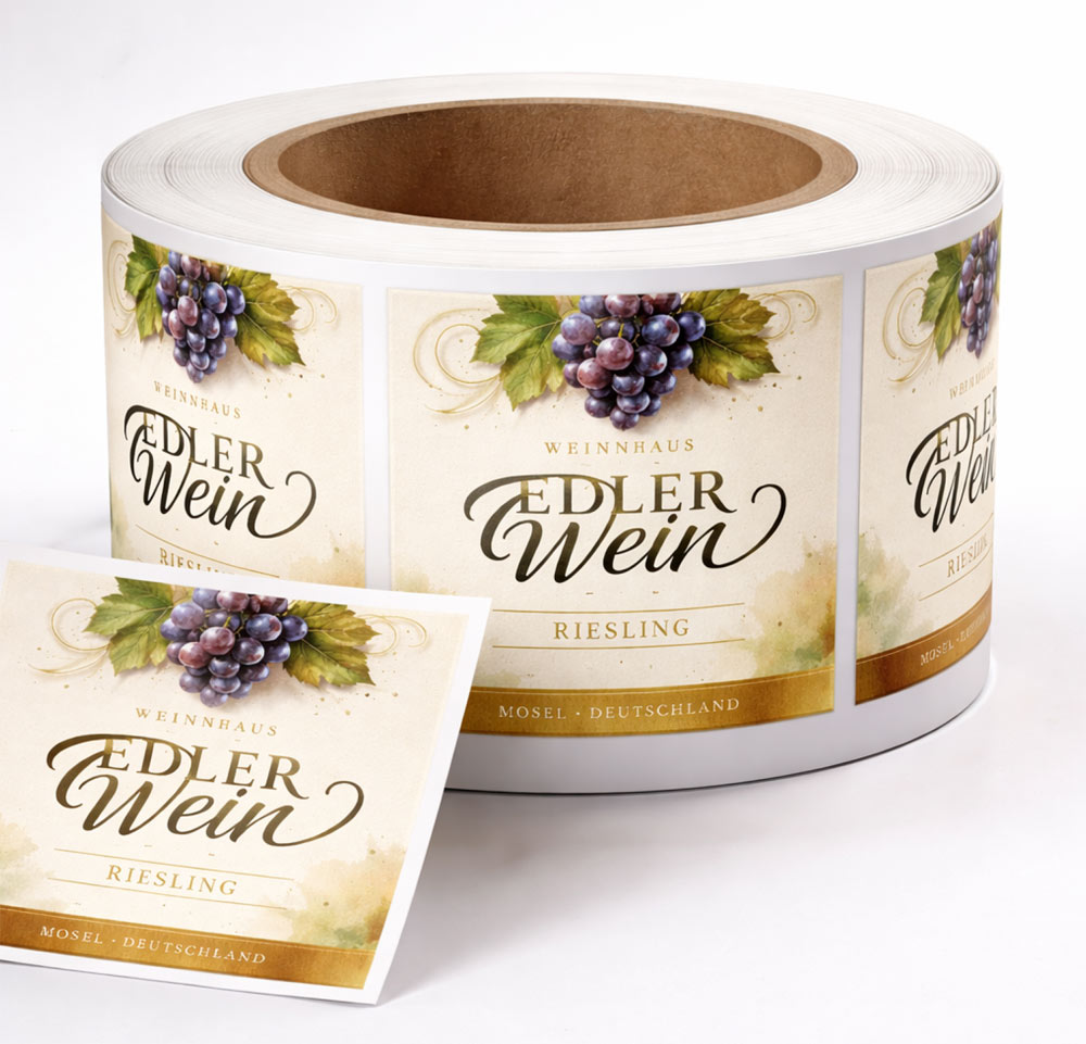 Rollenetiketten im Digitaldruck: Warum sich Kleinauflagen rechnen